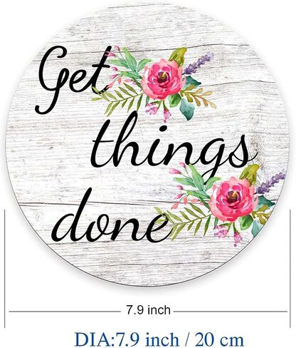 Mouse Pad, Be Still and Know That I am God - Psalm 46:10 Mouse Pad, Mouse Mat Round Mouse Pad Non-Slip Rubber Base Round Mousepad for Laptop PC Office 7.9×7.9×0.12 inches in Saudi Arabia