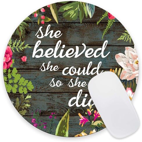 Mouse Pad, Be Still and Know That I am God - Psalm 46:10 Mouse Pad, Mouse Mat Round Mouse Pad Non-Slip Rubber Base Round Mousepad for Laptop PC Office 7.9×7.9×0.12 inches in Saudi Arabia