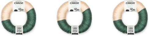 Caron Simply Soft O'Go Aqua Mist/Lavender Blue Yarn - 3 Pack of 140g/5oz - Acrylic - 4 Medium (Worsted) - 250 Yards - Knitting, Crocheting & Crafts in Kuwait
