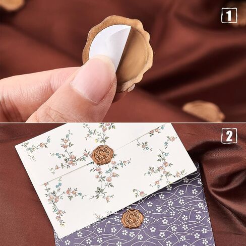 CRASPIRE Letter S Wax Seal Stickers Initial 25Pk Floral Adhesive Wax Seals Gold Decorative Stamp Stickers Envelope Stickers for Wedding Invitation Christmas Xmas Halloween in Saudi Arabia
