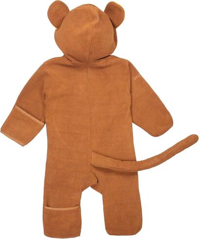 Fleece Baby Bunting Bodysuit – Unisex Baby Pram with Attached Hood, Fold-Over Mittens & Footies Romper, Baby Winter Suit, Baby Duck, 0-3 Months in Saudi Arabia