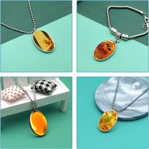 Open Bezels for Resin,Open Back Bezel Hollow Frame Pendants for Jewelry Making Supplies DIY Crafts in Kuwait