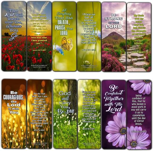 Bible Verses About Trusting God Bookmarks (12 Pack) - Collection of Bible Verses About Trusting God Beyond What Our Physical Eyes Can See in Saudi Arabia