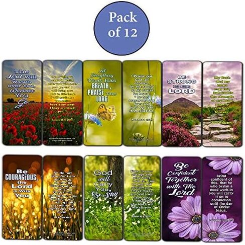 Bible Verses About Trusting God Bookmarks (12 Pack) - Collection of Bible Verses About Trusting God Beyond What Our Physical Eyes Can See in Saudi Arabia