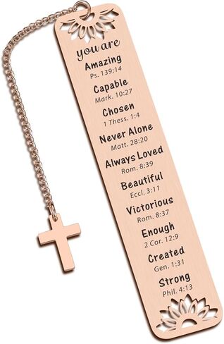 Sunflower Gifts for Women Scripture Baptism Gifts for Girls Boys Christian Graduation Gifts for Her Him Religious Catholic Gifts Bible Verse Bookmarks Faith Based Gift for Women Men First Communion in Kuwait