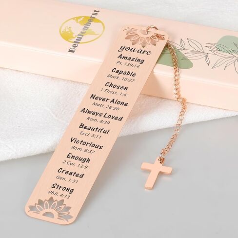 Sunflower Gifts for Women Scripture Baptism Gifts for Girls Boys Christian Graduation Gifts for Her Him Religious Catholic Gifts Bible Verse Bookmarks Faith Based Gift for Women Men First Communion in Kuwait