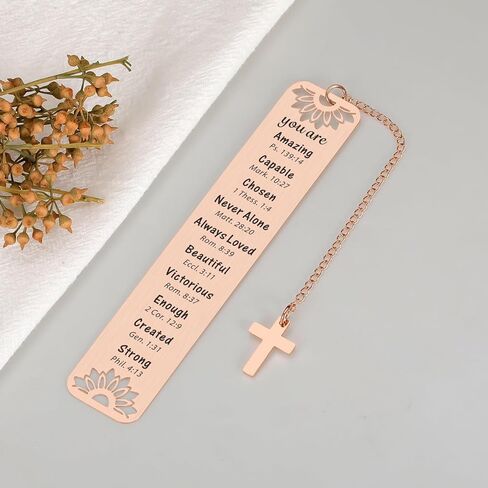Sunflower Gifts for Women Scripture Baptism Gifts for Girls Boys Christian Graduation Gifts for Her Him Religious Catholic Gifts Bible Verse Bookmarks Faith Based Gift for Women Men First Communion in Kuwait