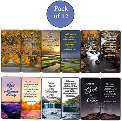 Bible Verses About Trusting God Bookmarks (12 Pack) - Collection of Bible Verses About Trusting God Beyond What Our Physical Eyes Can See in Saudi Arabia