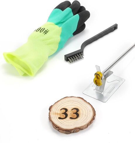 AIMOADO 1" Number 3 Branding Iron, Steak Branding Irons Personalized for Hats Wood (3) in Kuwait