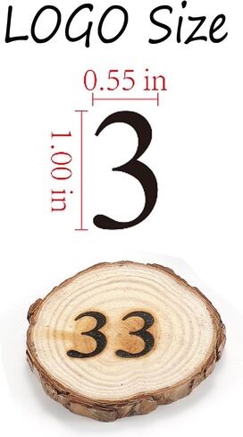 AIMOADO 1" Number 3 Branding Iron, Steak Branding Irons Personalized for Hats Wood (3) in Kuwait