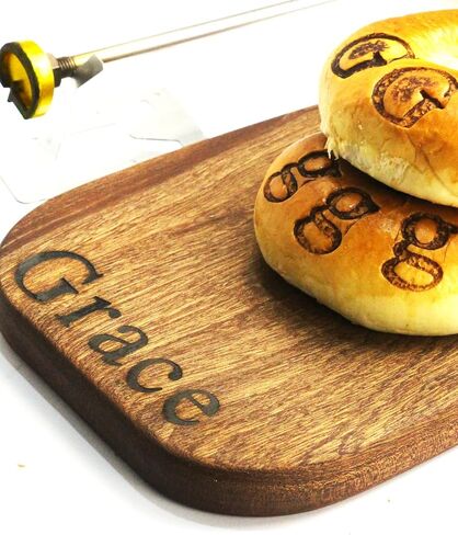 AIMOADO 1" Number 3 Branding Iron, Steak Branding Irons Personalized for Hats Wood (3) in Kuwait