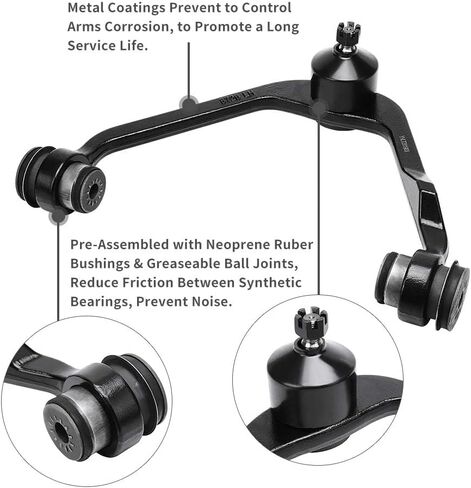 YITAMOTOR Front Lower Control Arm Compatible with Chevy Traverse 2009-2017, GMC Acadia 2007-2016, Buick Enclave 2008-2017, Saturn Outlook 2007-2010, YTCA0046 in Saudi Arabia