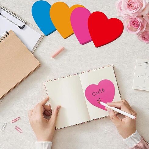 80 Pcs 6In Heart Shape Paper Cut-Outs for Arts & Crafts-Many Creative Uses-Valentine’s Day Activities Classroom Bulletin Board Decor Kids’ Love and Peace School Craft Projects in Kuwait