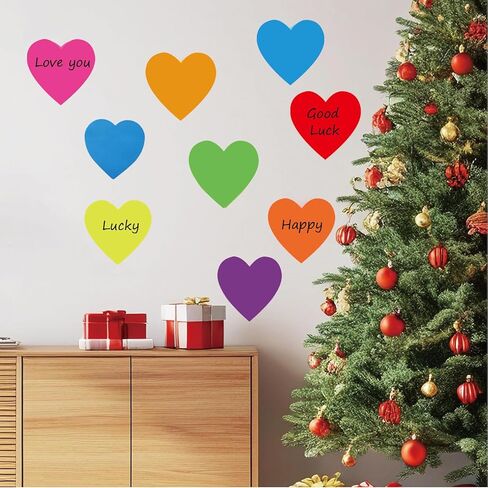 80 Pcs 6In Heart Shape Paper Cut-Outs for Arts & Crafts-Many Creative Uses-Valentine’s Day Activities Classroom Bulletin Board Decor Kids’ Love and Peace School Craft Projects in Kuwait