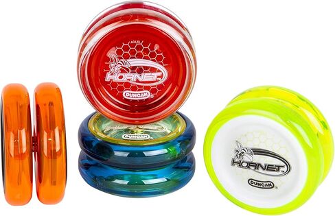 Duncan Toys Hornet Pro Looping yo-yo مع سلسلة ، محاور تحمل الكرة والجسم البلاستيكي ، برتقالي مع غطاء أسود in Kuwait