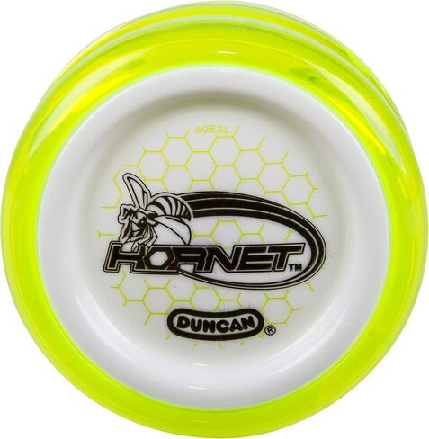 Duncan Toys Hornet Pro Looping yo-yo مع سلسلة ، محاور تحمل الكرة والجسم البلاستيكي ، برتقالي مع غطاء أسود in Kuwait