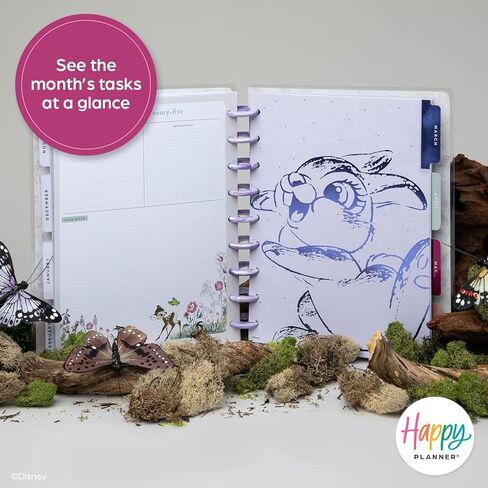 مخطط Happy Planner Disney Disc-Min Disc-Month لمدة 12 شهرًا ، يوليو 2024-يونيو 2025 يوميًا ، ومخططًا أسبوعيًا ، وشهريًا ، وحجم كلاسيكي ، وتخطيط لوحة القيادة ، والأميرة الشهيرة ، و 12 من الفواصل ، والأرجواني ، 7 "× 9 3/4" in Kuwait