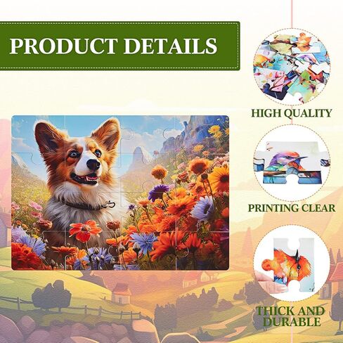 Syhood 10 Pack 16 Large Piece Easy Jigsaw Puzzles Elderly Seniors Dementia Alzheimer's Cognitive Gifts for Adult Elderly Seniors(Fresh) in Saudi Arabia