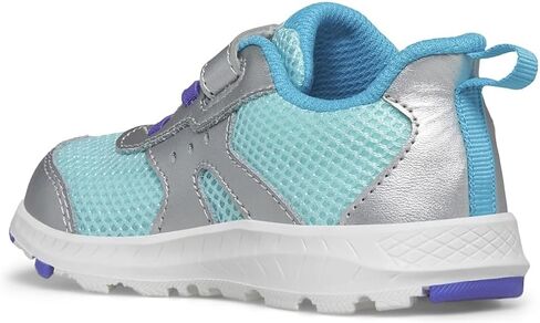 حذاء رياضي Saucony Ride Jr، أزرق داكن/سيترون، مقاس 7 مقاس عريض أمريكي للجنسين للأطفال الصغار in Saudi Arabia