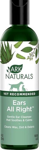 Ark Naturals Ears All Right Gentle Ear Cleansing Lotion for Dogs, Relieve Issues with Infection, Allergies, Odor and Wax, Natural Botanical Formula, 4 oz Bottle in Saudi Arabia