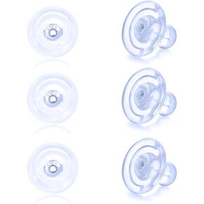 Clear Earring Backs Silicone，Soft Earring Backs Rubber Stoppers for Heavy Earrings, Safety for Studs Hook Earring Studs Hoops and Screw