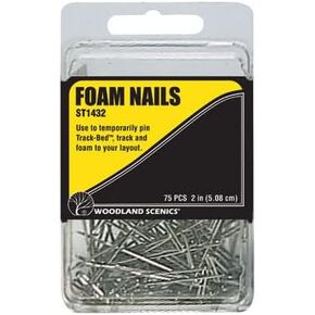Woodland Scenics Foam Nails, 2" (75) WOOST1432