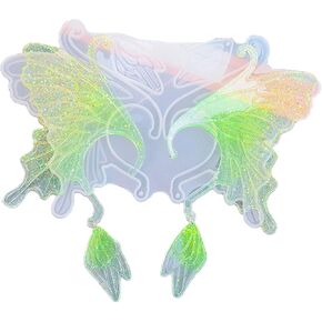 DIY Elf Ear Clip Silicone Mold Butterfly Fairy Wing No Piercing Earrings Molds Epoxy Resin Casting Molds Ear Covers Jewelry Pendant Molds