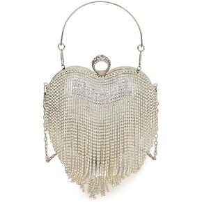 New Elegant Women's Clutch Bag with Sparkling Diamond Design - Perfect for Evening Parties and Special Occasions