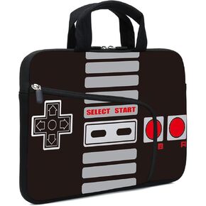11.6-12.2 Inch Laptop Sleeve Carrying Bag with Handle， Front pocket for placing power adapter and mouse (RENTT01)