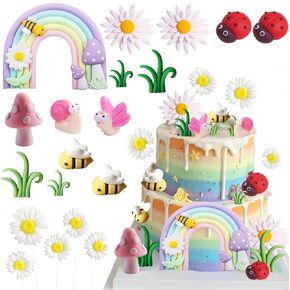 Bug Party Decorations Bug Birthday Party Decorations Insect Cake Topper Insect Birthday Party Decorations