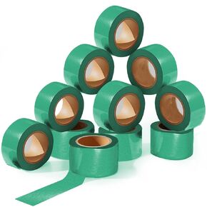 12 Pack Flagging Tape Yellow 1" x 1800 ft Length Survey Tape for Marking, barricading | Highly Visible Flag Tape l Non Adhesive