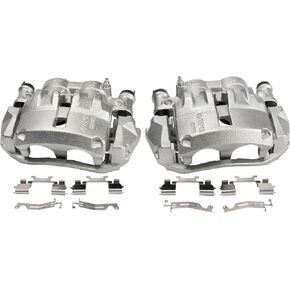 TRQ Front Brake Caliper Set Fits 2014-2020 Ram ProMaster 1500 2500 3500