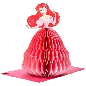 Hallmark Paper Wonder Disney Princess Pop Up Birthday Card (The Little Mermaid, Honeycomb Ariel) for Birthdays, Encouragement, All Occasions