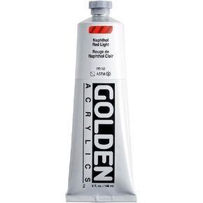 5 Oz Heavy Body Acrylic Color Paints Color: Naphthol Red Light