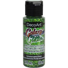 Deco Art DecoArt Galaxy Glitter Acrylic Paint 2oz-Extraterrestrial-Green