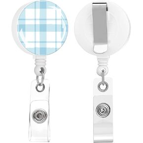 Badge Reels Retractable,Id Badge Holders Retractable,Badge Clips Retractable ID Card Holder for Teacher, Student, Office Worker(Penguin)