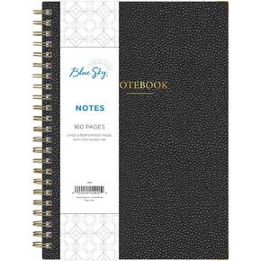 دفتر ملاحظات تنفيذي من Blue Sky Professional ، 160 صفحة محكم ، ملزمة مزدوجة ، غلاف ، 5.75 "× 8.5" ، رمادي in Kuwait
