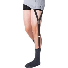 KK & Jay Supply Co. - The Original Premium Stay Tucked Shirt Stay - Non Slip Grip Shirttail Garters - Made in Brooklyn, USA -"Jackson" Dot Black/White
