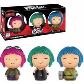 Funko Dorbz Movies Scott Pilgrim vs. The World: Ramona Flowers Shop Exclusive Vinyl Figure 3 Pack - LE 2500pcs