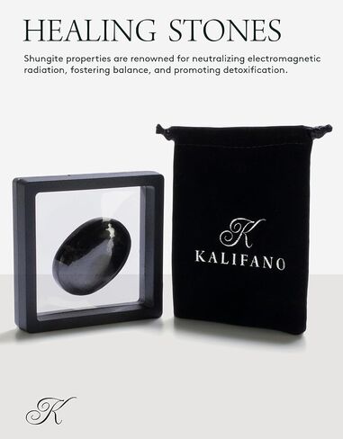 حجر النخيل KALIFANO Septarian مع خصائص علاجية وتأريض - حجر قلق عالي الطاقة بدرجة AAA مع بطاقة معلومات - كريستال ريكي يستخدم للإيجابية والفرح (تملكه وتديره عائلة) in Kuwait