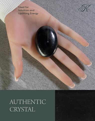 حجر النخيل KALIFANO Septarian مع خصائص علاجية وتأريض - حجر قلق عالي الطاقة بدرجة AAA مع بطاقة معلومات - كريستال ريكي يستخدم للإيجابية والفرح (تملكه وتديره عائلة) in Kuwait
