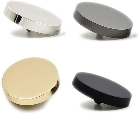 10pcs Metal Flat Button, Replacement Big Buttons for Men Women Blazer Woolen Coat Shirt Jackets Suit Trousers Round Shaped Sewing Buttons (25mm, Gold) in Saudi Arabia