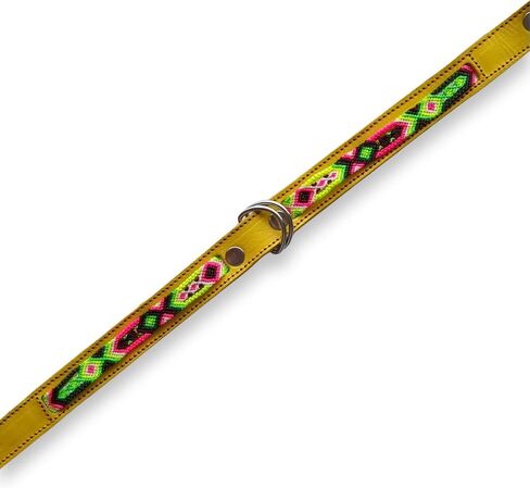 Handmade pet Collar, Great for Puppies, Hand Knitted and Leather, Dog Collar or cat Collar, Soft, Durable and Skin Friendly. for Small and Medium Breeds. in Saudi Arabia