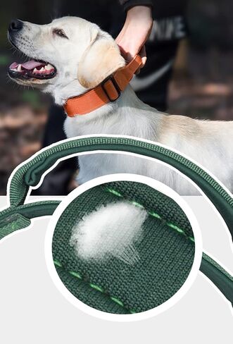 Tactical Dog Collar, Military Dog Collar for Medium Dogs, Adjustable Nylon Collars with Handle, Heavy Duty Thick Collar with Metal Buckle for Large Dogs (XL, Orange) in Kuwait