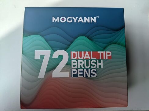 Mogyann Markers for Adult Coloring 72 Coloring Pens Dual Tip Brush Markers for Coloring Books in Saudi Arabia