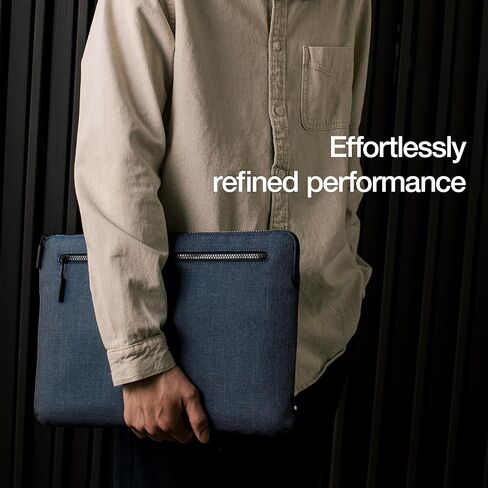 كم كمبيوتر محمول مضغوط مع Woolenex - 14 "MacBook/الكمبيوتر المحمول وأكمام ipad/tablet ، حالة الكمبيوتر والغطاء ، خفيفة الوزن ، مقاومة للطقس ، مع جيب الانزلاق للملحقات - الجرافيت in Kuwait