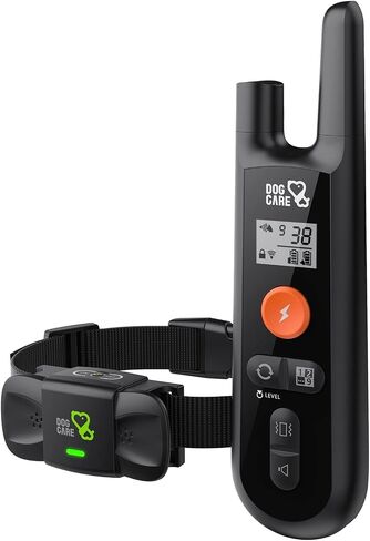 DOG CARE Dog Shock Collar with Remote, Dog Training Collars with 3 Modes, Waterproof Electronic Dog E Collar with 1500FT Remote, Keypad Lock for All Dogs in Saudi Arabia