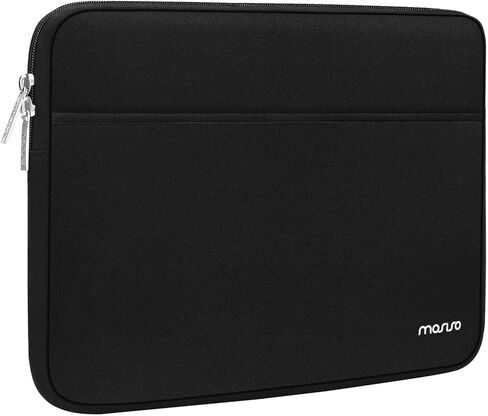 MOSISO Laptop Case 13-14 inch, 13.3 inch Laptop Sleeve Bag Compatible with MacBook Air 13.6/Pro 13/Pro 14, HP Dell ASUS Lenovo Notebook, Neoprene Carrying Case with Horizontal Pocket, Black in Saudi Arabia