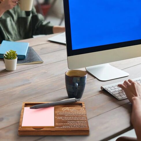 God Says You are Gifts Sticky Note Holder, Inspirational Motivational Quotes Bible Verse Religious Scripture Gifts Self-Stick Note Pad Holders GAA32 in Kuwait