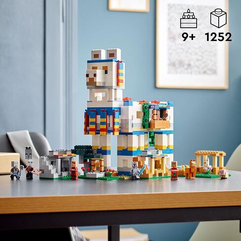 Lego Minecraft The Llama Village Farm House Building Set 21188 ، Minecraft Gift Idea للأطفال ، الأولاد ، الفتيات البالغ من العمر 9 سنوات ، إنشاء قرية Minecraft مع 6 مباني قابلة للتخصيص وأرقام مصغرة in Saudi Arabia